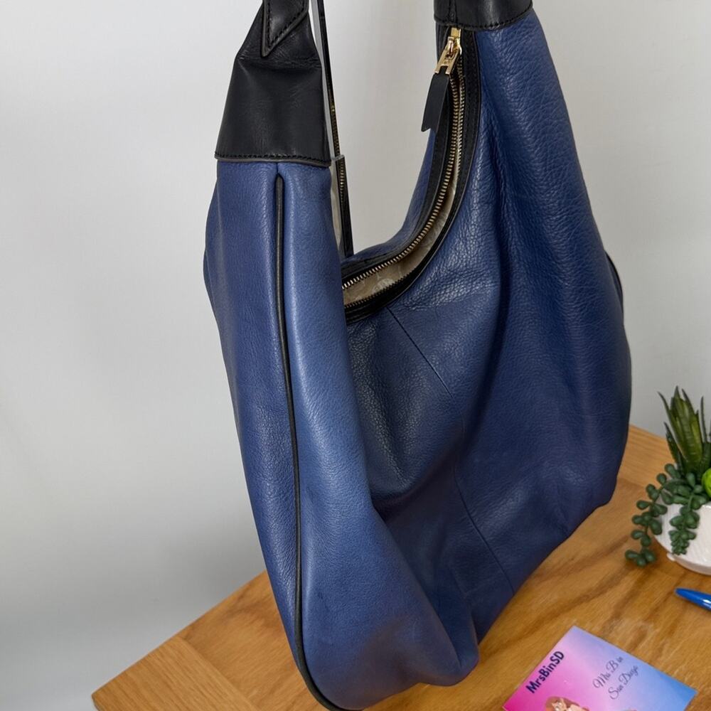 India Hicks Navy Isabella Hobo Bag - Picture 7 of 15